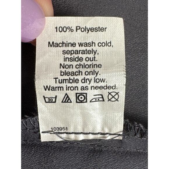 J. Crew Women's Sleeveless Button Down Blouse Gray Size 0 - Picture 5 of 7